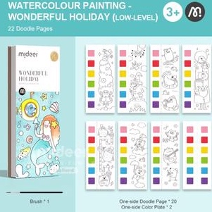 

Kejar Promo Mideer Watercolour Painting Wonderful Holiday Seni Lukis Anak Cat Air