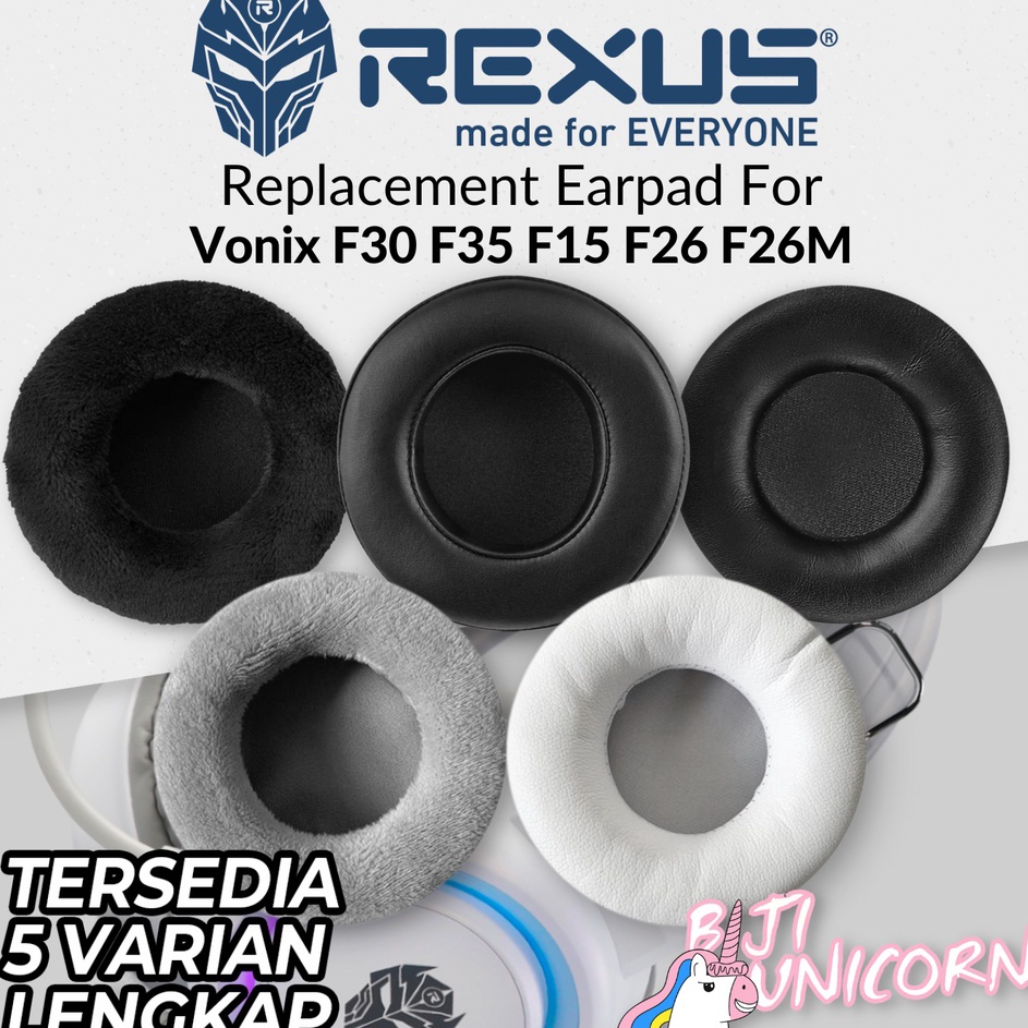 Earcup Earpad Ear Cushion Rexus Vonic F15 F26 F26M F3 F35 Busa Foam Bantalan
