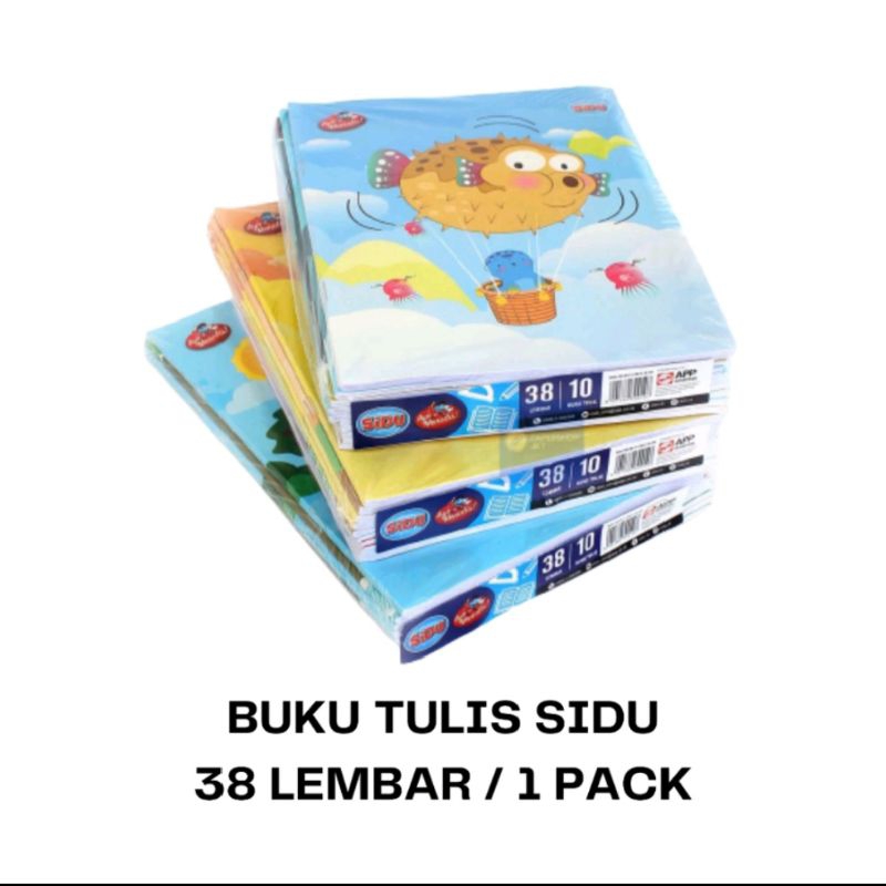 

Buku Tulis Sidu 38 Lembar Isi 10pcs