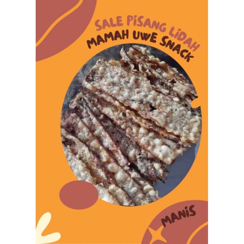 

250gr Sale Pisang Lidah Tipis Khas Bandung Mamah Uwe Snack
