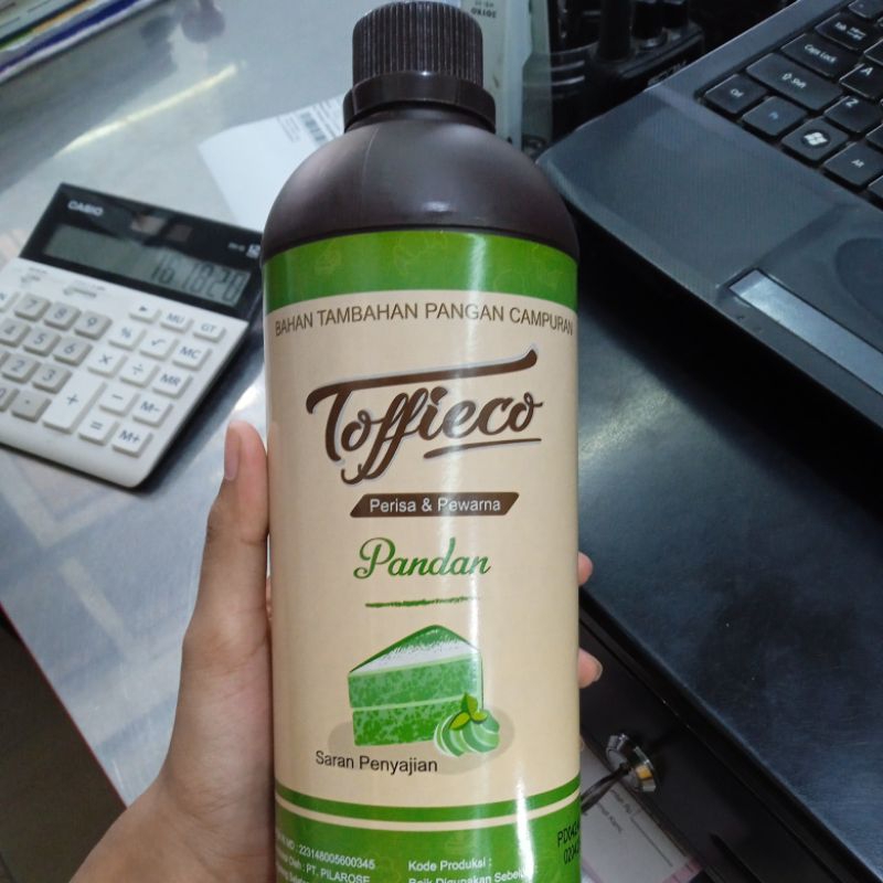 

Pasta Toffieco Pandan 1 Liter