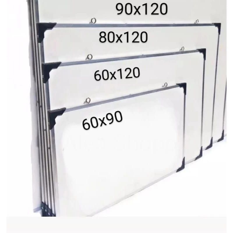 

Papan Tulis Whiteboard dinding uk 60x90 , 60x120 , 80x120 , 90x120