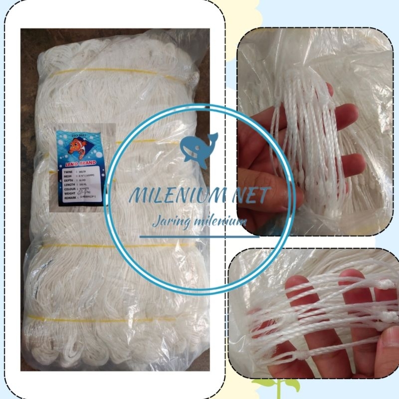 jaring milenium/jaring kurau/jaring ikan/6½ inci 380/39