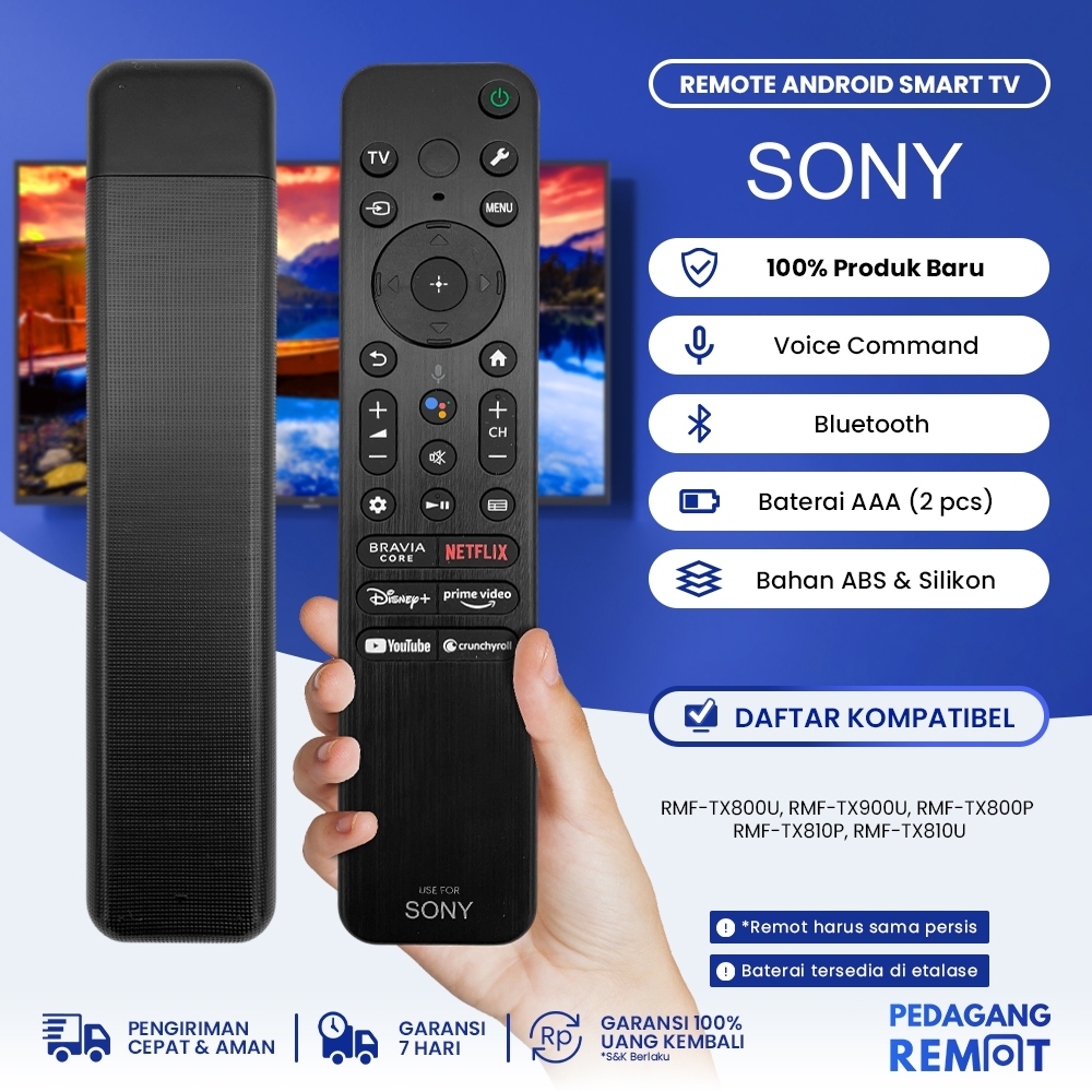 Smart TV Remote sony Control Set Up Box Digital Remot Polytron Booster Tuner Sharp Setop Tabung Akse