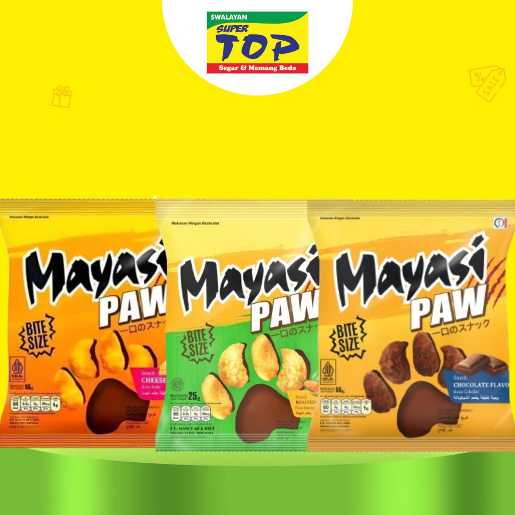 

~TOP~ MAYASI PAW SNACK CHOCOLATE / CHEESE / CORN 55GR