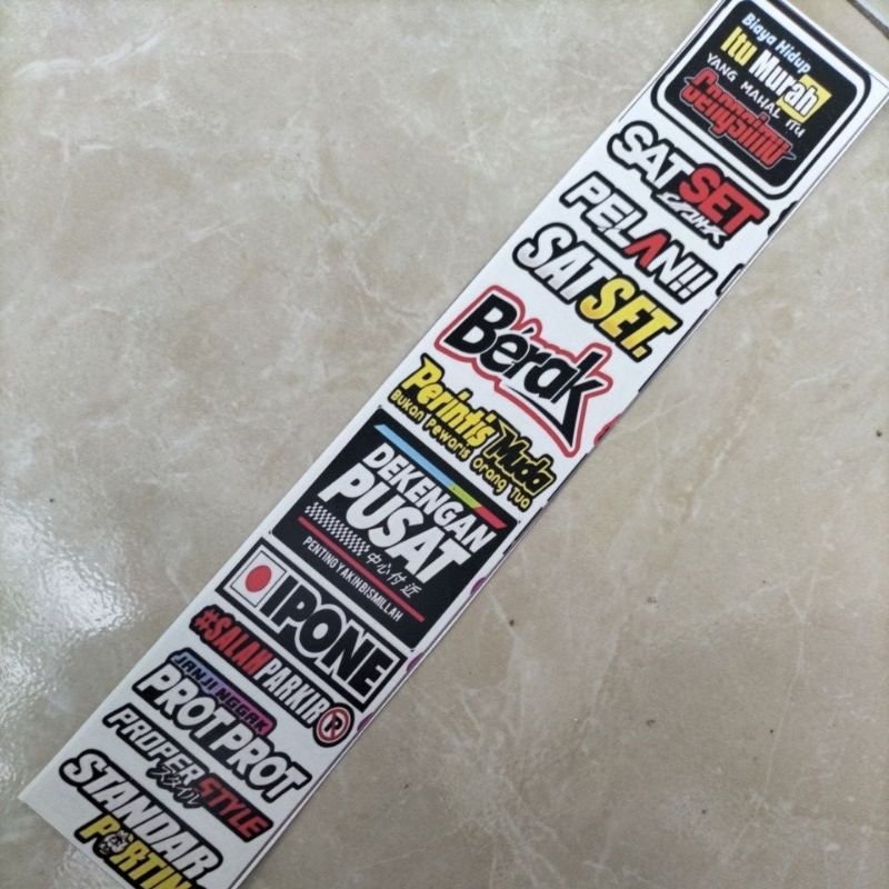 

STIKER KATA KATA | STIKER PACK | STIKER CROMO