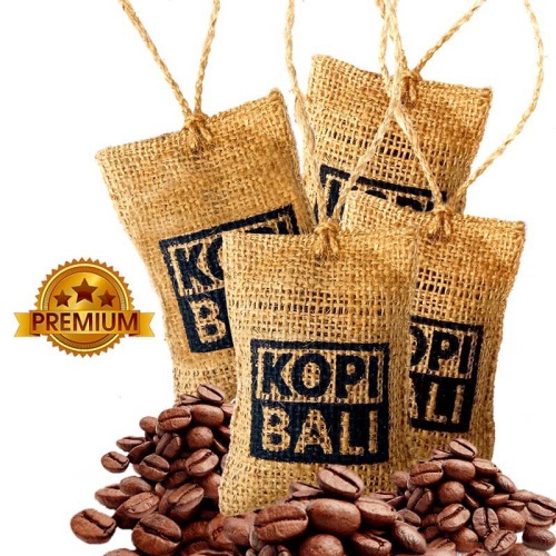PENGHARUM PEWANGI PARFUM GANTUNGAN MOBIL BIJI KOPI BALI PENGHARUM RUANGAN AROMA COFFEE KHAS LAMPUNG