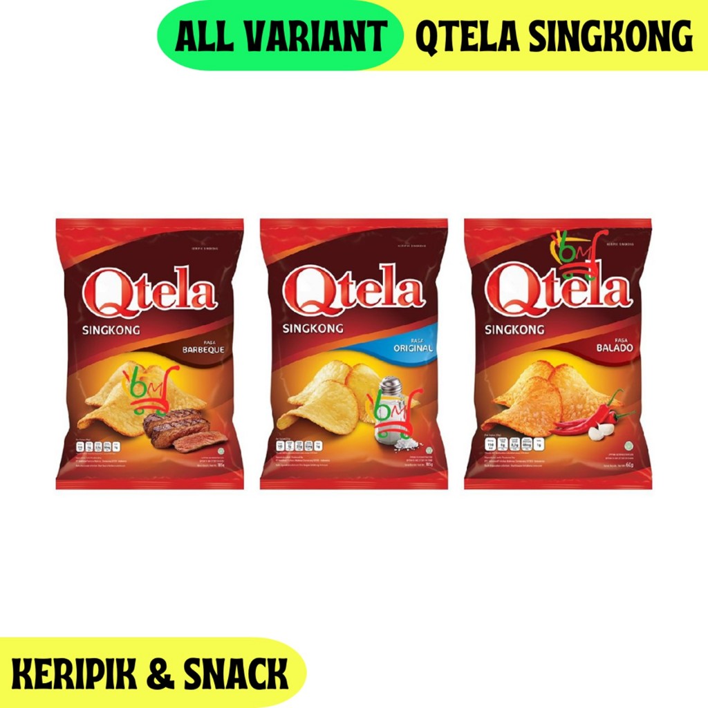 

Qtela Keripik Singkong Renyah dari Indofood All Variant