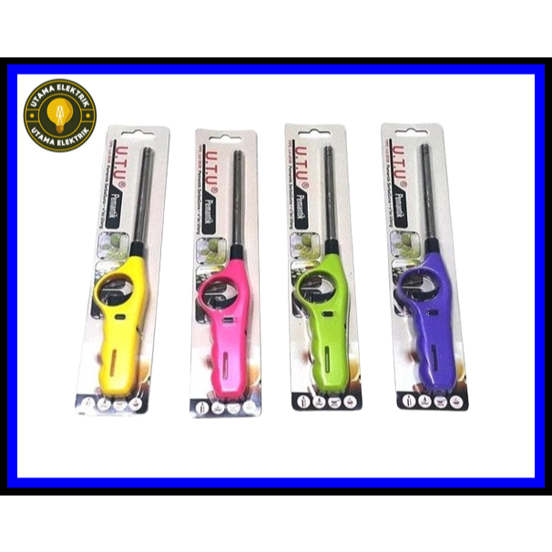 UTU Pematik Korek Api Gas Panjang Isi Ulang