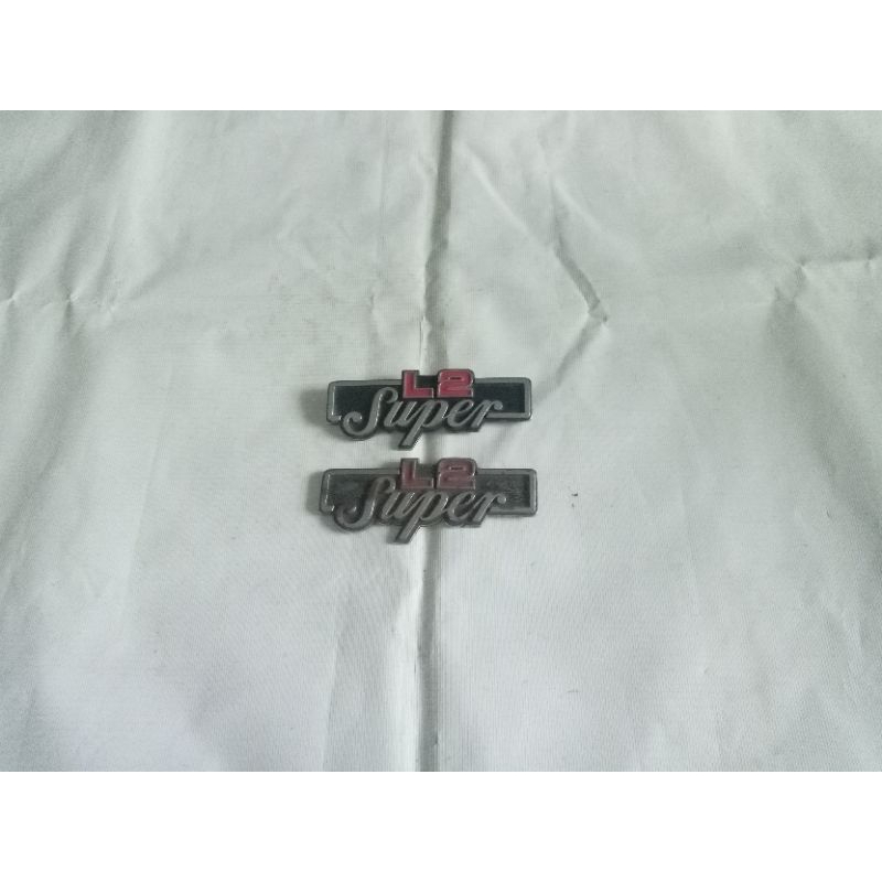 Logo Emblem Tutup Aki Accu Yamaha L2 Super Original Seken Copotan