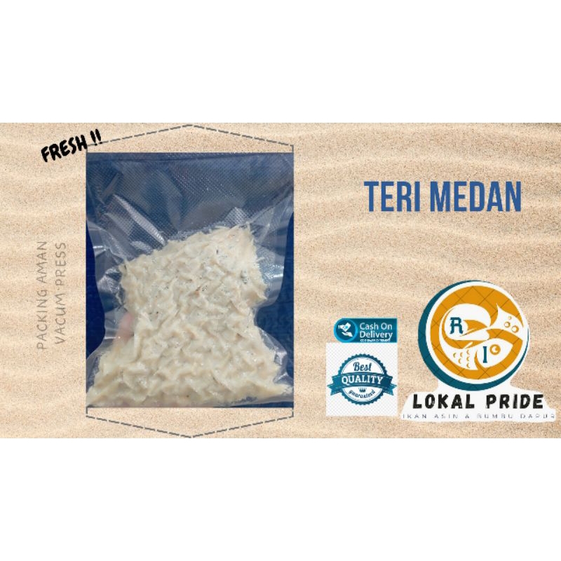 

TERI MEDAN isi 1KG ikan asin kualitas premium murah