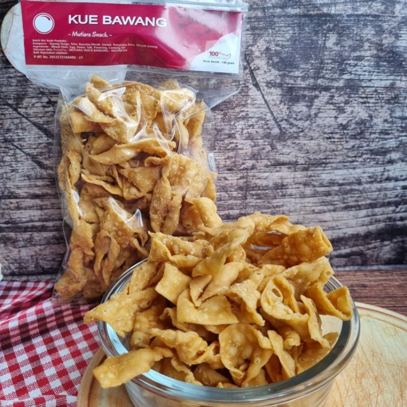 

Kue Bawang Pita Mutiara Snack Oleh-Oleh Khas Bandung