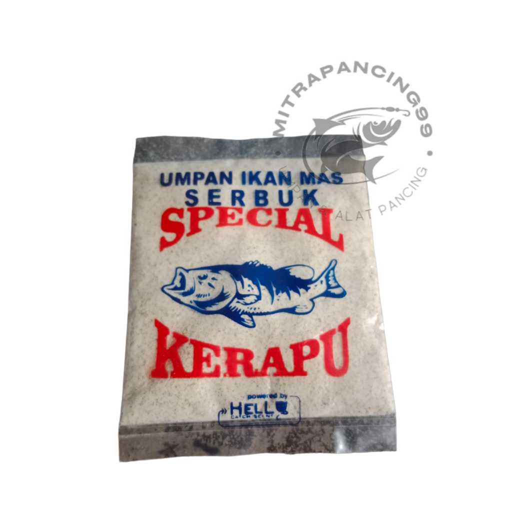 Umpan Ikan Mas Serbuk Spesial Kerapu 1 Pcs