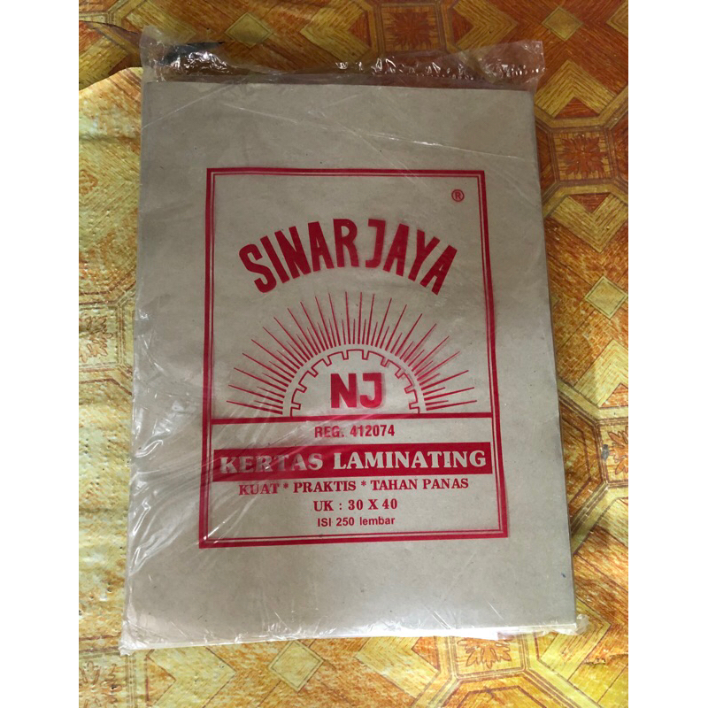kertas bungkus nasi / kertas laminasi / kertas pembungkus nasi