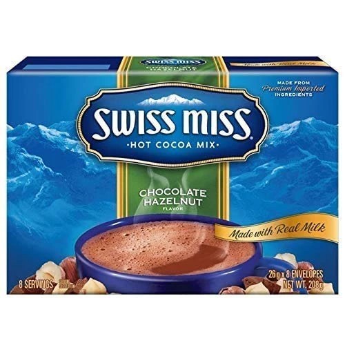

Swiss Miss Chocolate Hazelnut Minuman Coklat [26 g/ 8 Sachets]