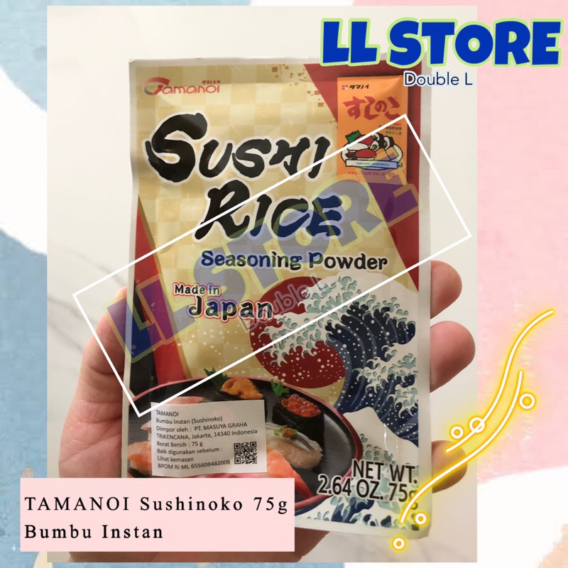 

TAMANOI Sushinoko Powder | Bumbu Nasi Sushi Bubuk | Instan Rice Mix Seasoning Powder