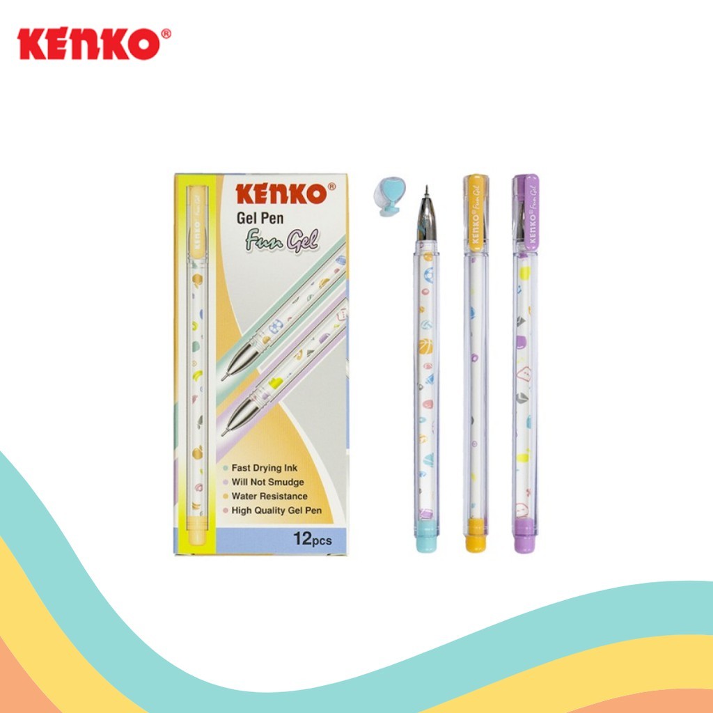 

GEL PEN KENKO FUN GEL (12 PCS)
