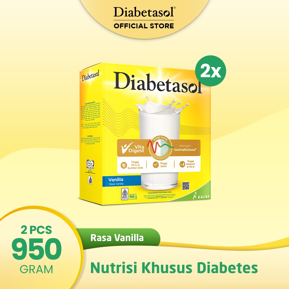 

Diabetasol Jumbo Vanilla 950g - 2 Pcs