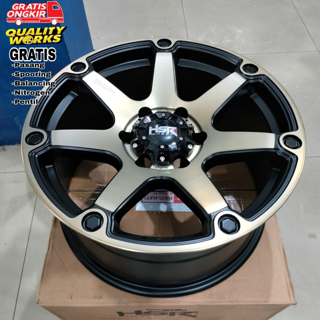 Velg Mobil Pajero Sport Ring 18 Bisa Pake Ban Standar, Velg Hsr Handa