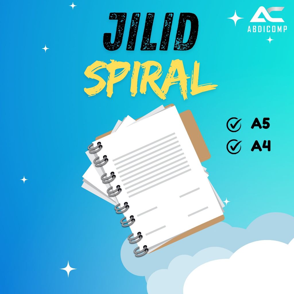 Jilid Spiral Jilid Lakban Bendel Buku Murah