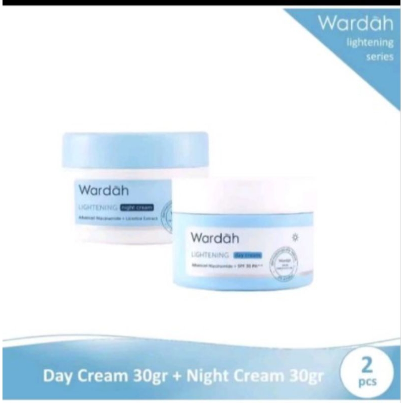 WARDAH LIGHTENING DAY CREAM DAN NIGHT CREAM