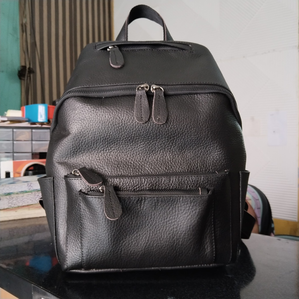 Tas ransel wanita kulit asli - Tas bahu wanita kulit asli