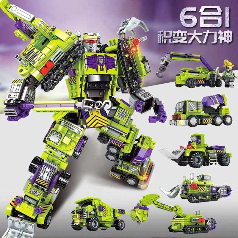 Mainan Bricks Sembo Block Mecha Of Steel Kontruksi 1Set