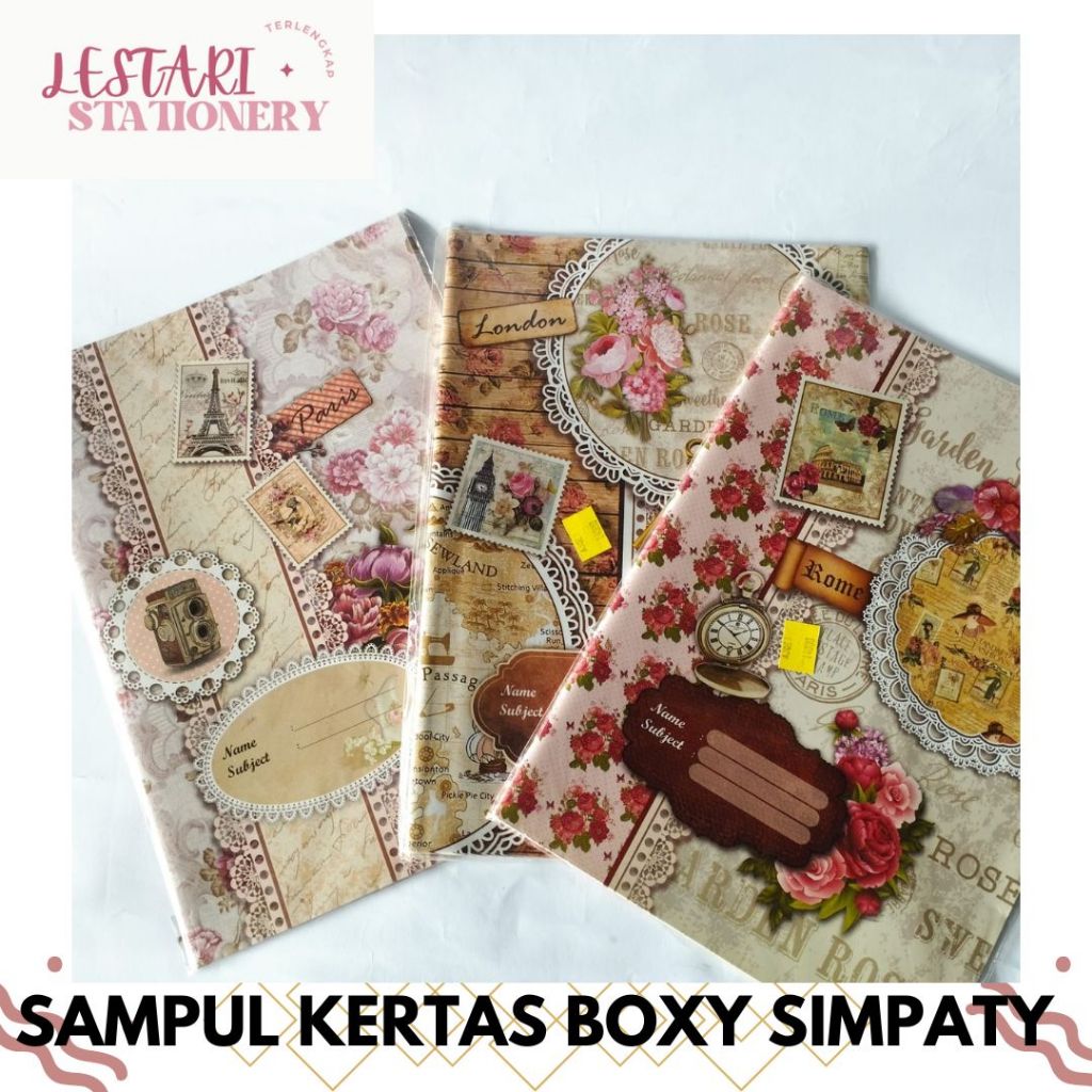 

Sampul Buku Boxy Kertas Simpaty Lestari Stationery