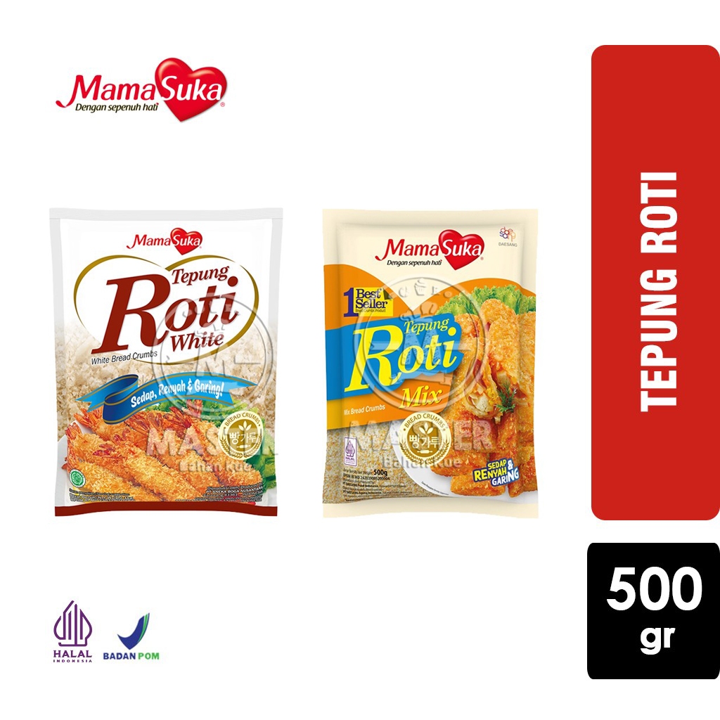 

Mamasuka Tepung Roti / Breadcrumbs / Tepung Panir [500 gr]