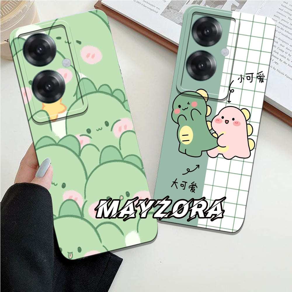 [JN002] Case OPPO RENO 11F 5G 2024 Terbaru - Fashion Case DINO - Softcase OPPO RENO 11F 5G - Case Pr