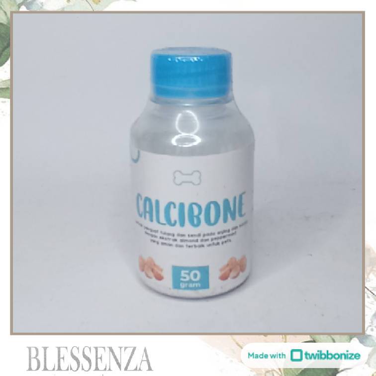 CALCIBONE Powder 50 gr - PENGUAT TULANG & SENDI ANJING KUCING KESELEO PATAH