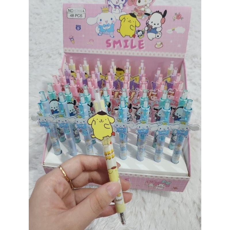 

(6pcs) Pulpen Gel Cetek Motif Sanrio 0.5mm