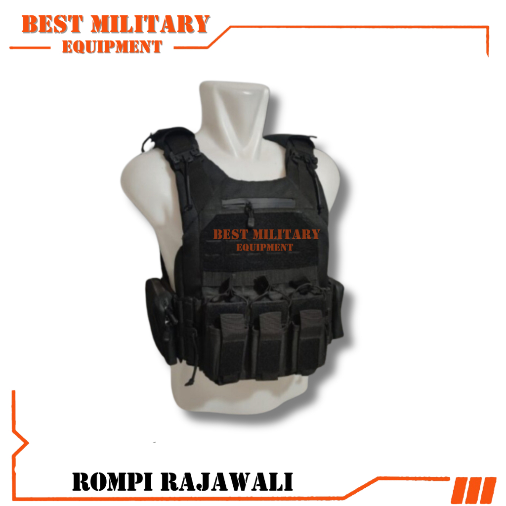 Termurah Rompi Body Vest Rajawali TNI POLISI Double Quick Release - Rompi Anti Peluru - Bodyvest Bom
