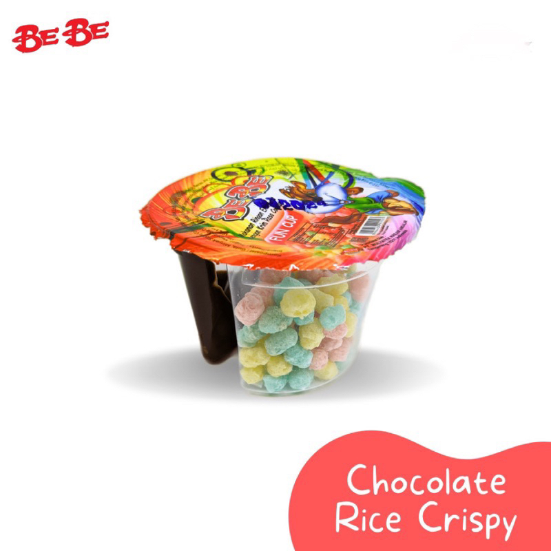 

BeBe Fun Cup Coklat Rice Crispy Chocolate Snack Rainbow Gurih 10 x 10 gr