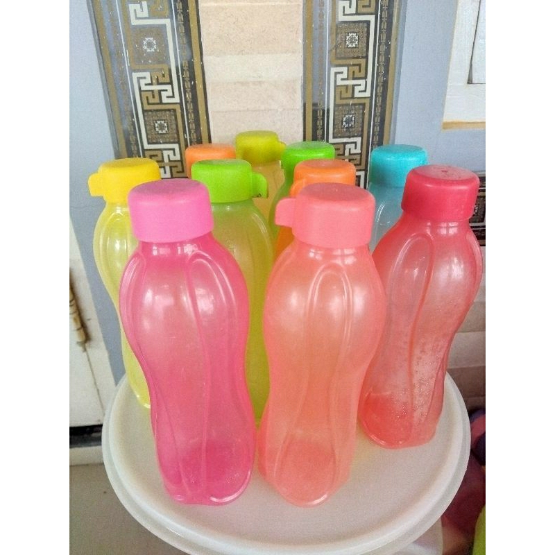 botol minum eco bottle 500ml tupperware second preloved