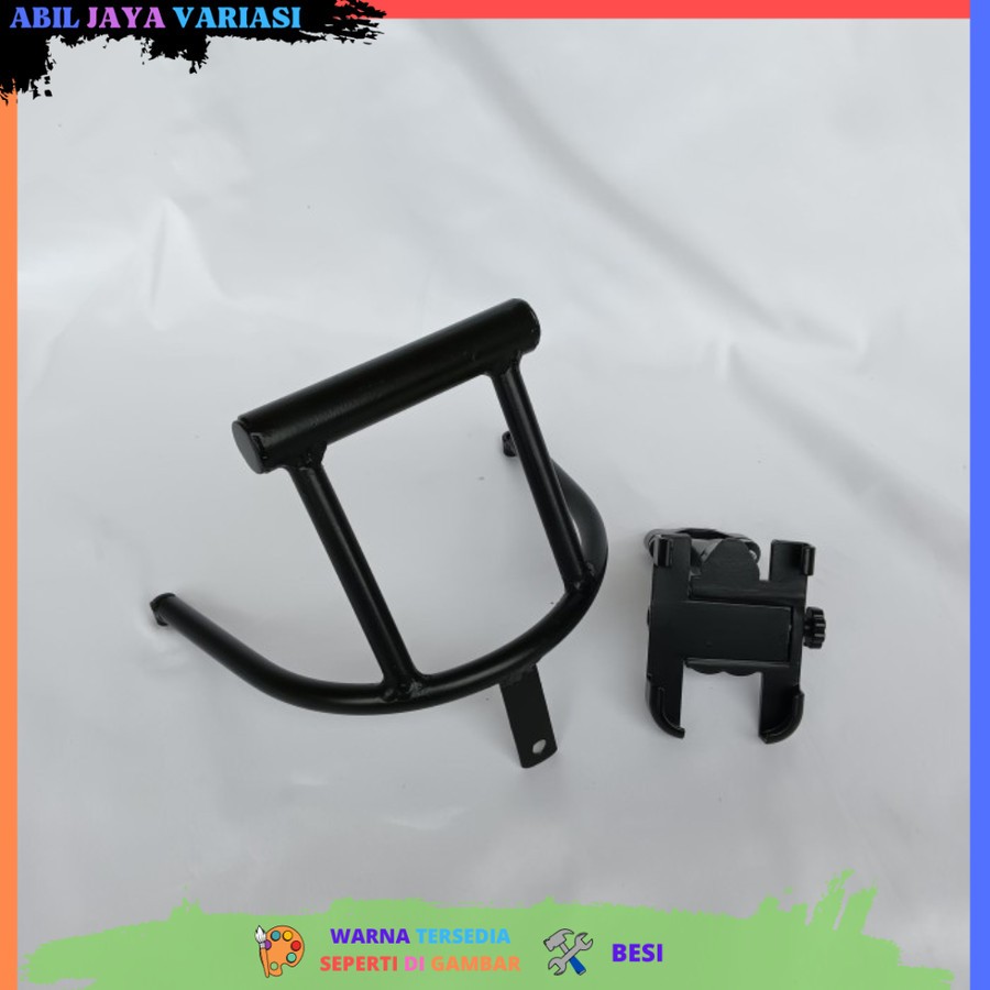 PAKET BRACKET HOLDER HP NMAX OLD DAN ALUMUNIUM C1 HOLDER HP NMAX