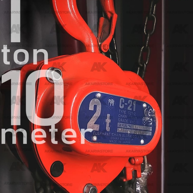 ELEPHANT KATROL CHAIN BLOCK 1 TON X 10 MTR