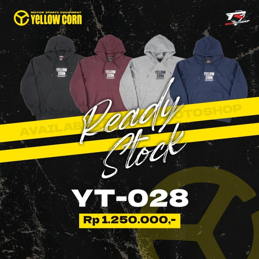 Hoodie Motor Yellowcorn YT-028 YELLOW CORN Ori - NEW