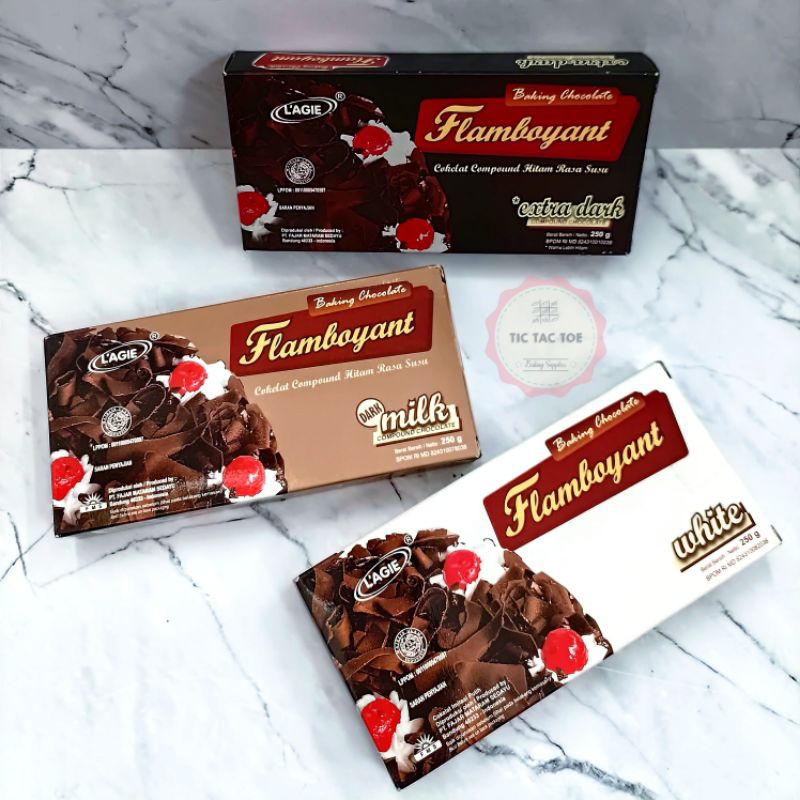 

coklat batang flamboyant 250gr/flamboyant dark/flamboyant milk/flamboyant white/coklat batang