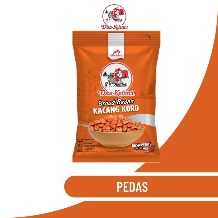 

dua kelinci kacang koro pedas 65gr - kacang koro pedas dua kelinci - dua kelinci kacang koro pedas