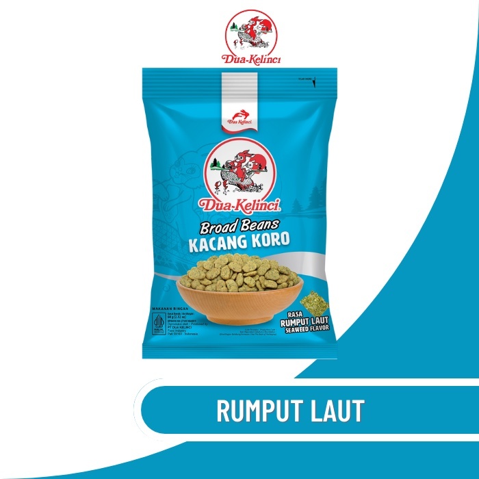 

dua kelinci kacang koro rumput laut 65gr - kacang koro rumput laut dua kelinci - dua kelinci kacang koro rumput laut