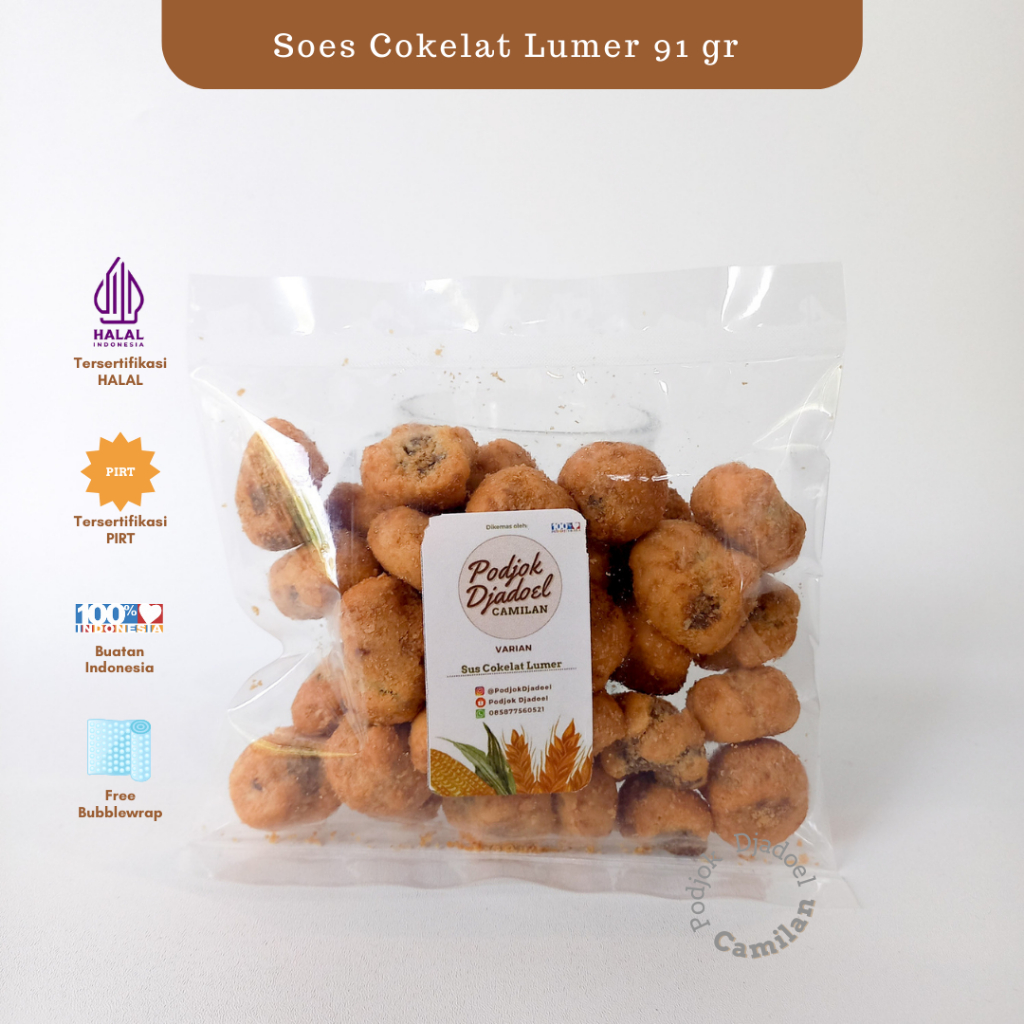 

[PodjokDjadoelCamilan] Soes Sus Cokelat Lumer 91gr