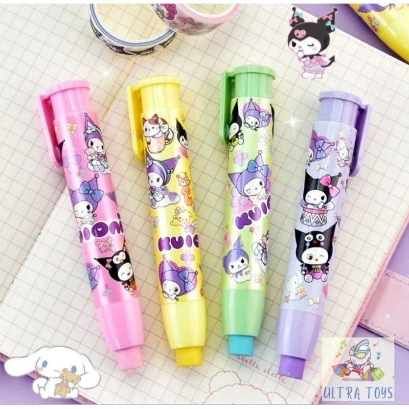 

Penghapus mekanik sanrio kuromi | pencil eraser | sanrio |