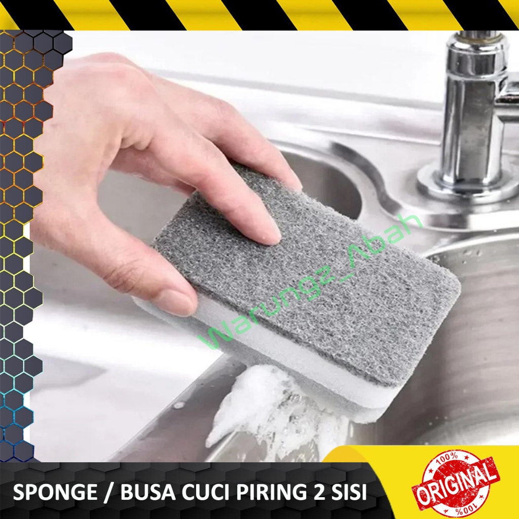 CLEANING KITCHEN SABUT SPON SPONS SPONGE BUSA REGULAR SIKAT AJAIB PEMBERSIH PENGHILANG KERAK MINYAK 