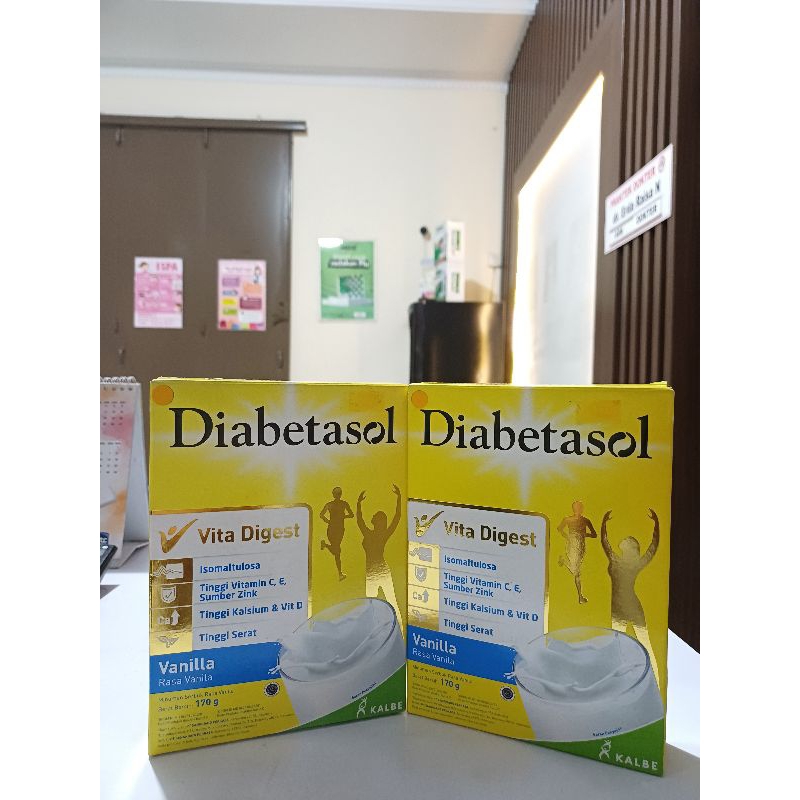 

Diabetasol Susu Untuk Diabetes Rasa Vanilla 170GR