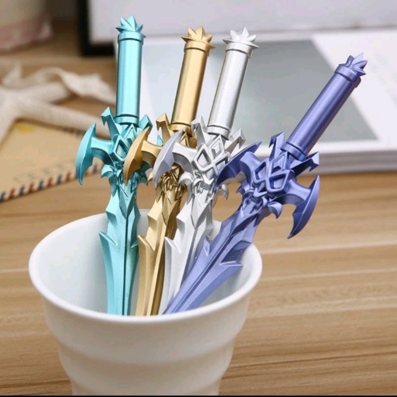 

Pen Pena Bolpen Ballpoint Lucu Unik Model Pedang 966
