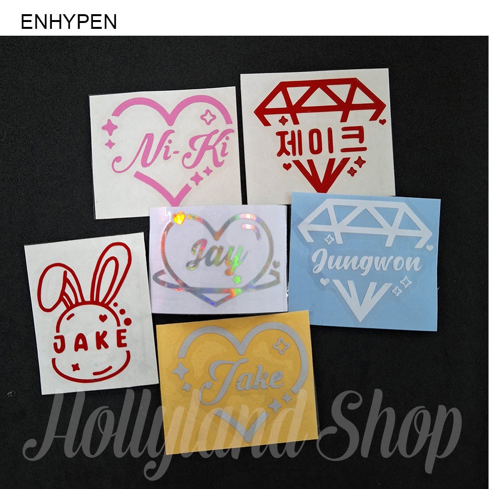 

Sticker Cutting ENHYPEN Member Nama Hangeul Lightstick (2pcs)