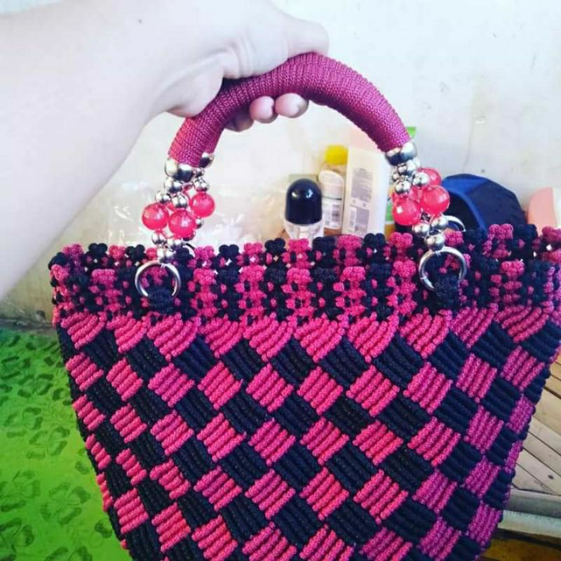 Tas Dompet Wanita Rajut Tali kur