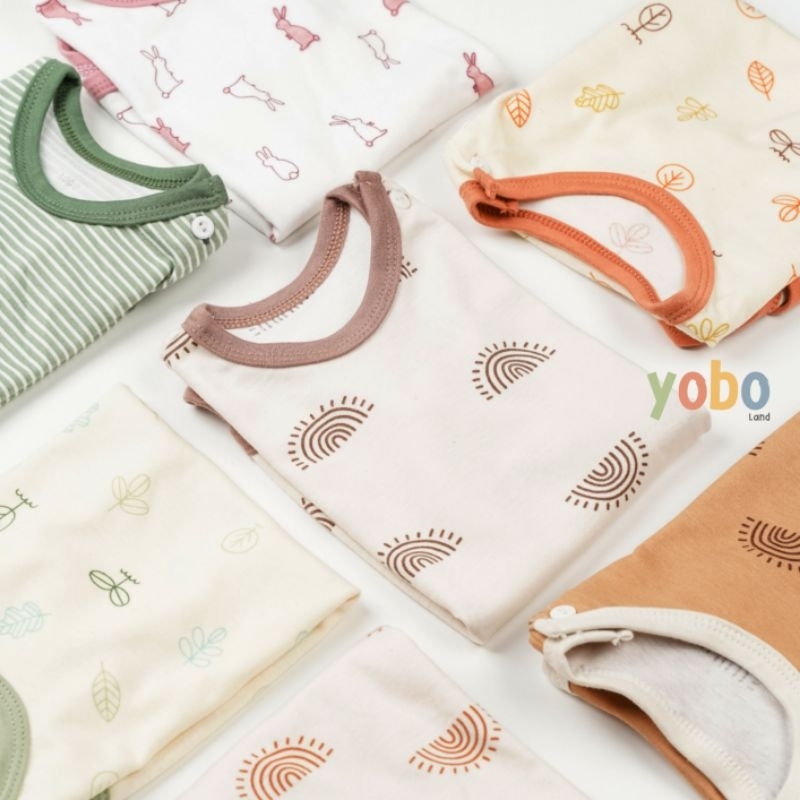 JUMPER SEGITIGA YOBO | BAJU NEWBORN, ONESIE, ROMPER, BODYSUIT BAYI