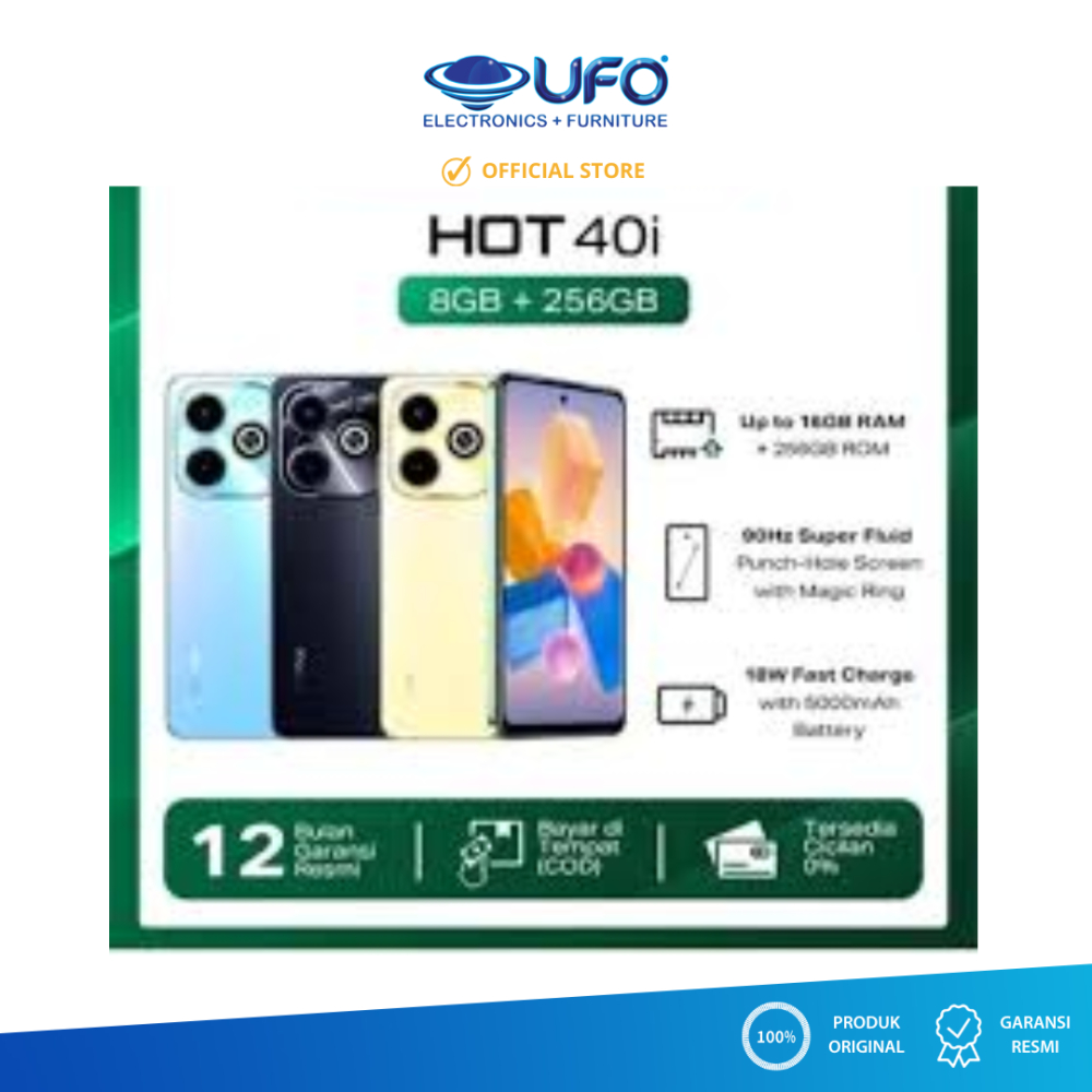 INFINIX HANDPHONE HOT 40i RAM 8/256GB